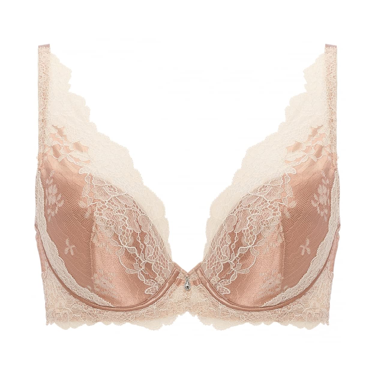 

AMOSTYLE Charming Glamor Graceful Shine M001 Size C70 Bra, (Cameo Brown),