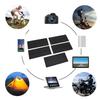 5pcs Solar Panel 5W Single Piece ETFE Monocrystalline Silicon Portable Solar Charging Panel for Scientific Projects Electronic Applications