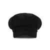 VARZAR VA Studded Newsboy Cap Black