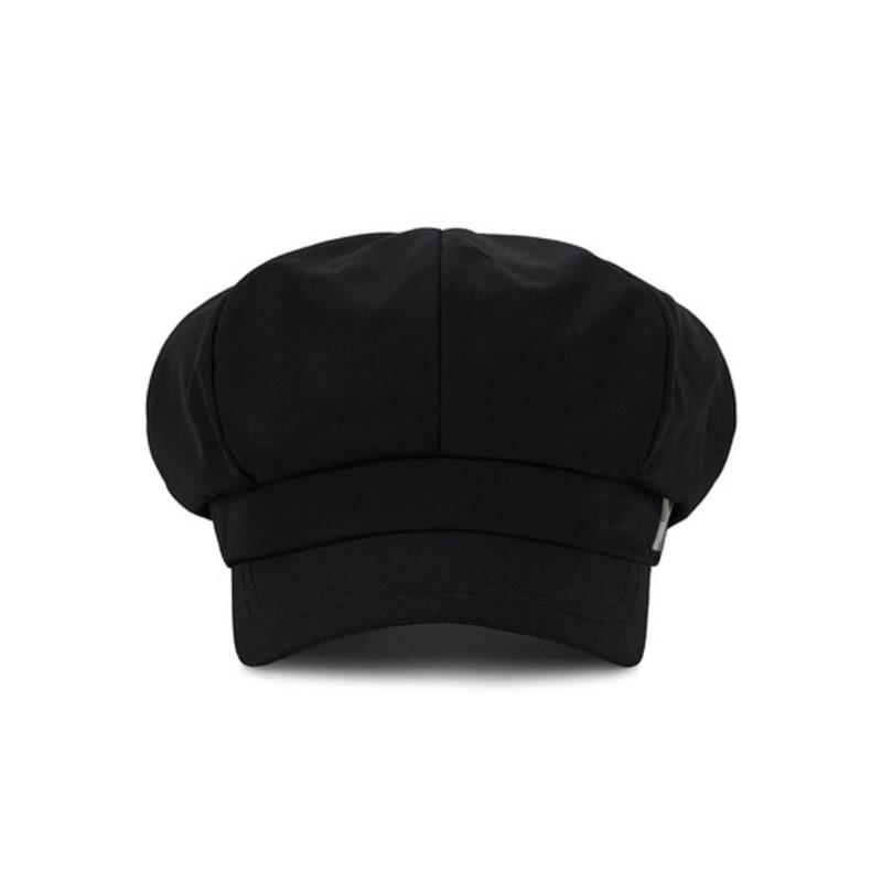 VARZAR VA Studded Newsboy Cap Black