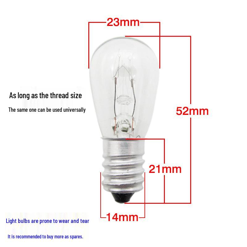 15W/20W Screw-in Bulb for Refrigerator, Freezer, Range Hood, Microwave Oven