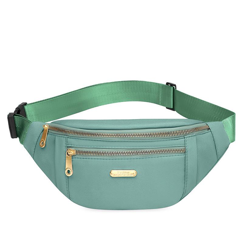 Women's Oxford Cloth Multi-compartment Crossbody Bag with Korean Style