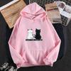 2026 Korean Style Women's Plus Velvet Cat Hoodie - Loose Fit, Thickened, Popular Internet Celebrity Style Jacket