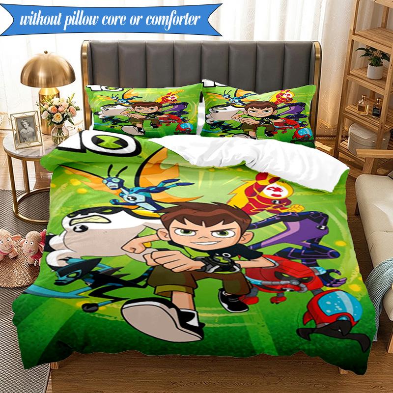 Alien heroes 3pcs K-pop music group Bedding set,Ideal for Bedroom, Dormitory,Including Duvet Cover And 2pcs Pillowcases,Fan gifts