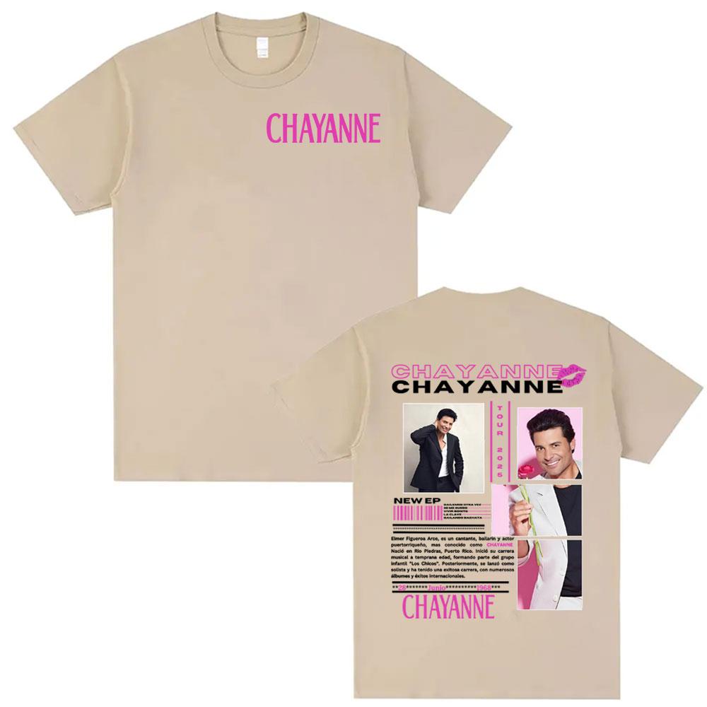 Chayanne Bailamos Otra Vez Album 2025 Tour Summer Mens Womens Fashion Tshirt Classic Retro Street Wear High Quality Tshirt