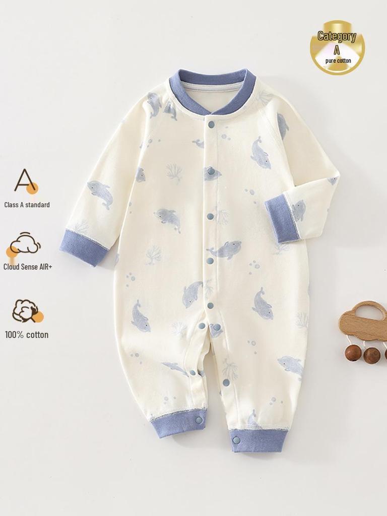 Unisex Baby Bodysuit: A-Class Pure Cotton for All Seasons