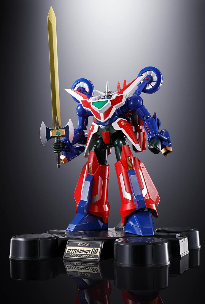 TAMASHII NATIONS Tamashii Nation Soul of Chogokin G Arm Riser Robo Bandai Spirits Soul of Chogokin Figure GX-96X [Getter Go] (BAS63003)