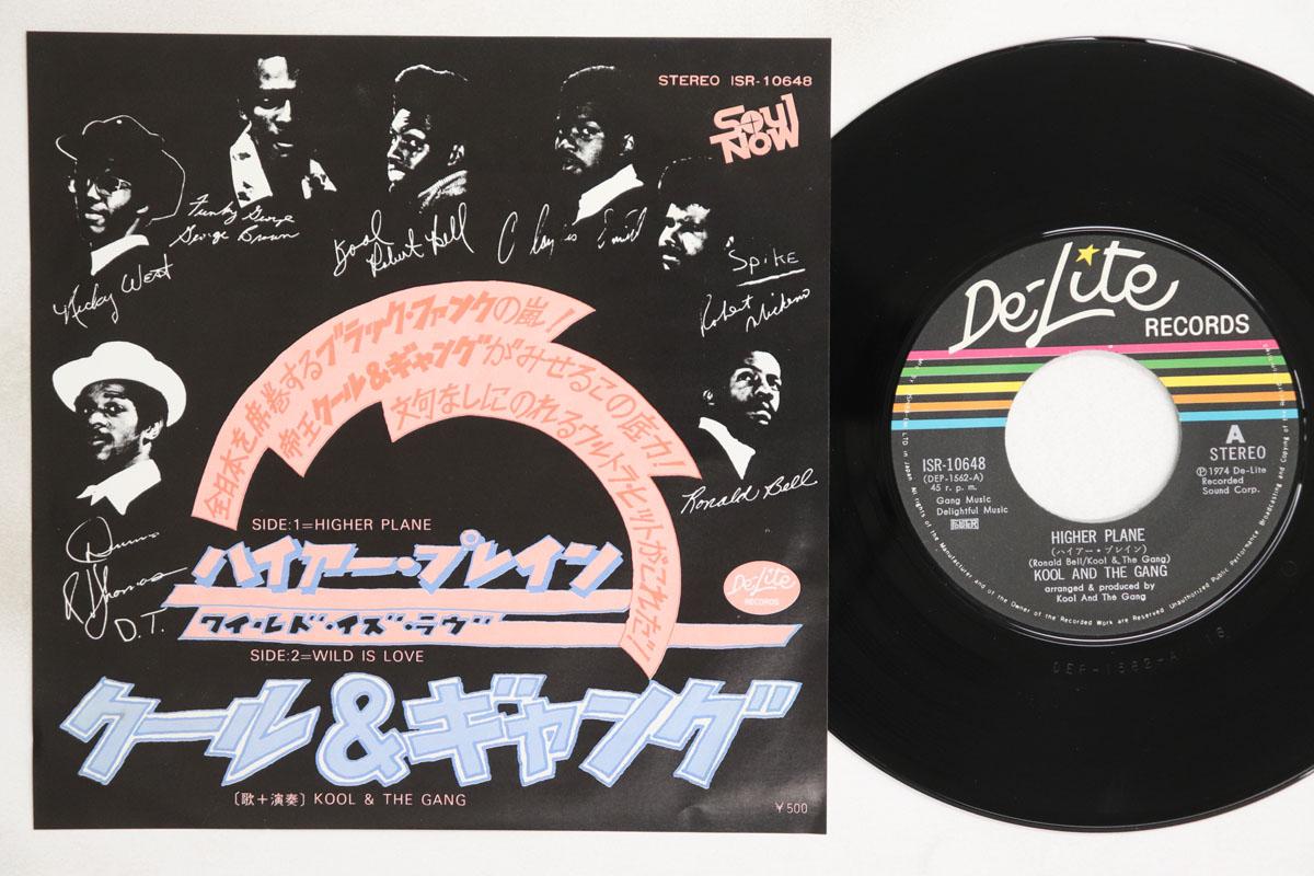 

7inch Record KOOL THE GANG Higher Plane Wild Is Love ISR10648 DELITE 1974 Japan SoulFunk Used