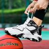 Practical Basketball Shoes Autumn and Winter Leather Waterproof Sports Shoes Large Size Casual Running Shoes