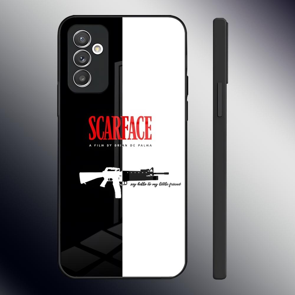 Classic S-Scarface Film Tony Phone Case For Samsung S26 S24 Ultra S22 S23 S25 S20 Fe S21 Plus A16 A54 A34 A53 Glass Cover