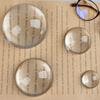 Honor of Crystal 4cm/10cm Blank Transparent Magnifier Glass Hemisphere Half Dome Crystal Ball For Paperweight Decoration