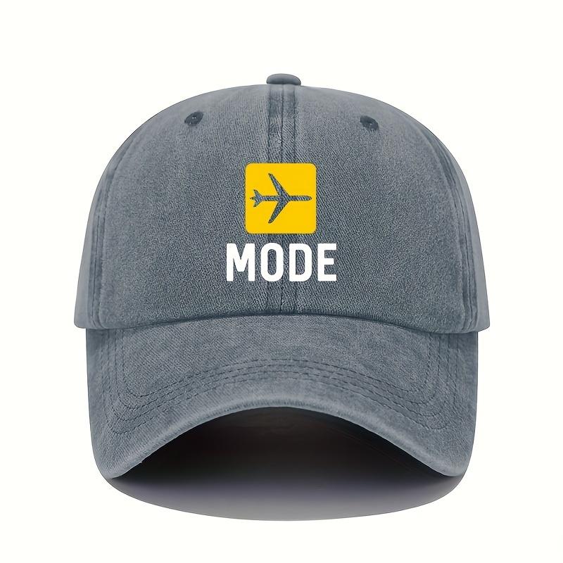 Fun printed baseball cap, retro lightweight washable cap, adjustable for men and women, suitable for sun protection, travel