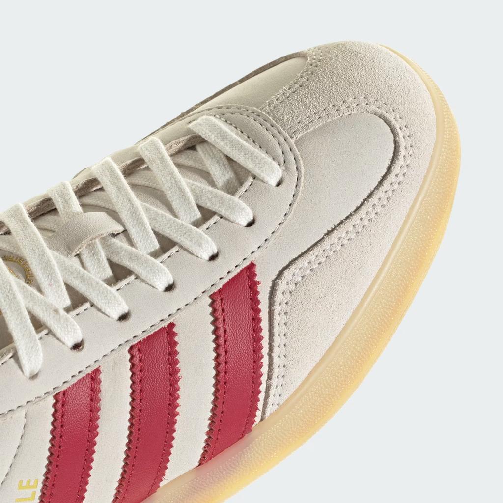 IH9676 Adidas Gazelle Indoor Cream WhiteTeam Victory Red (Men's)