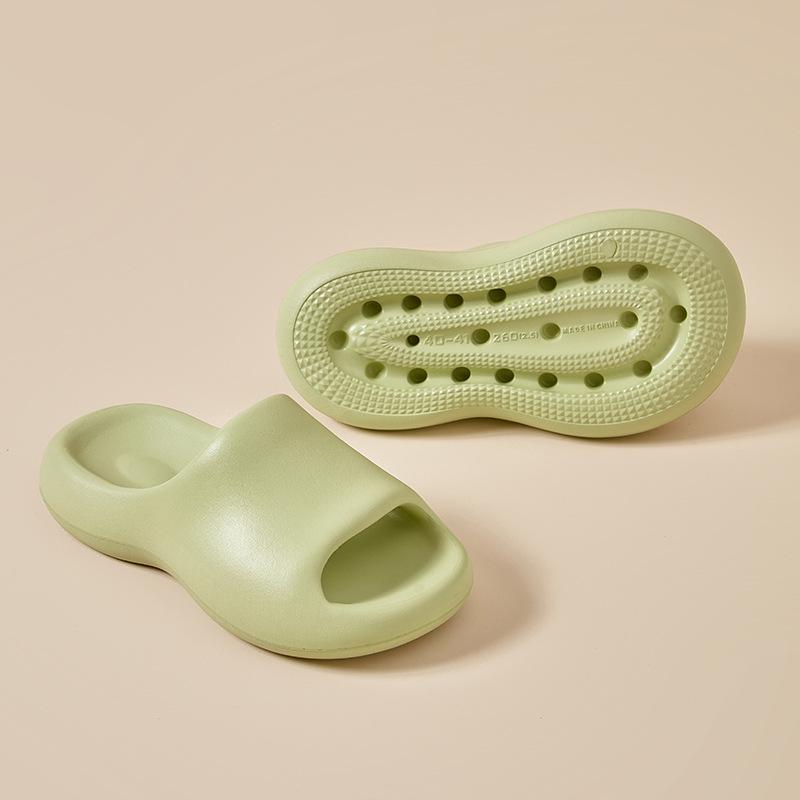 Fashion 2024 New Platform Cloud Slippers Women Soft Sole Non-Slip Pillow Slide Sandals Woman Summer Lightweight Beach Flip Flops Ladies