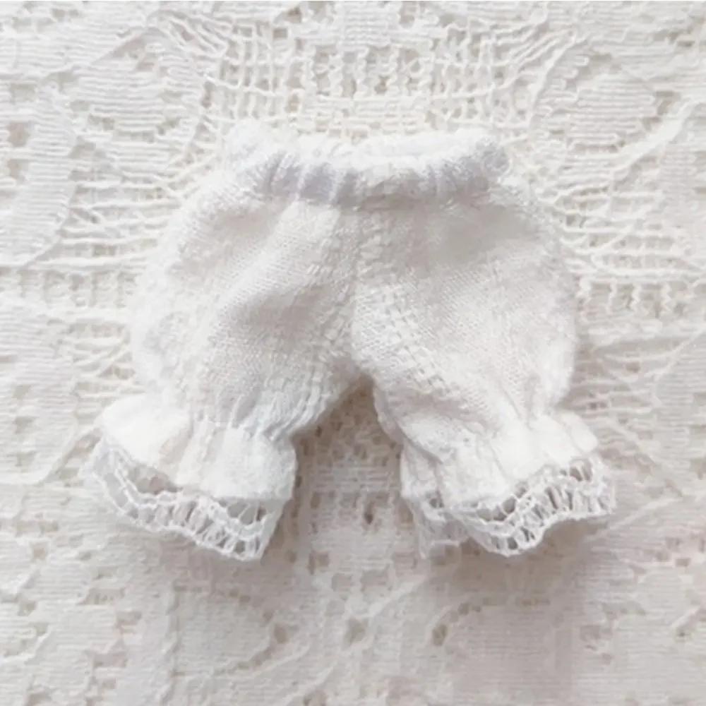 Obitsu11 Clothes Cotton Lace Shorts Cute Lantern Pants For Ob11 Doll Clothes Accessories Casual Wears Trousers For 1/12 Bjd Doll