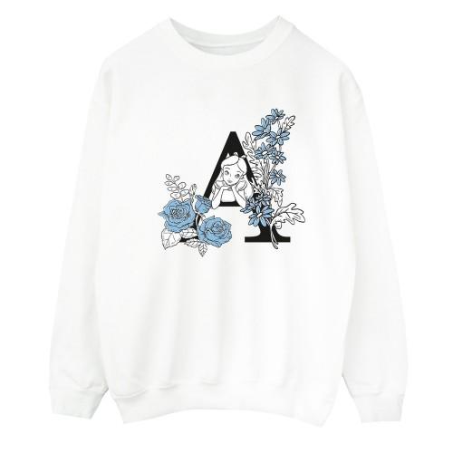 Disney Mens Alice In Wonderland Letter A Sweatshirt