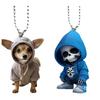 Mikina Lebka akrylová závěsná dekorace Domácí interiér Vánoční stromeček Auto Zpětné zrcátko 2D Plochý pes Kočka závěsná ozdoba Kreslený přívěsek zvířátka