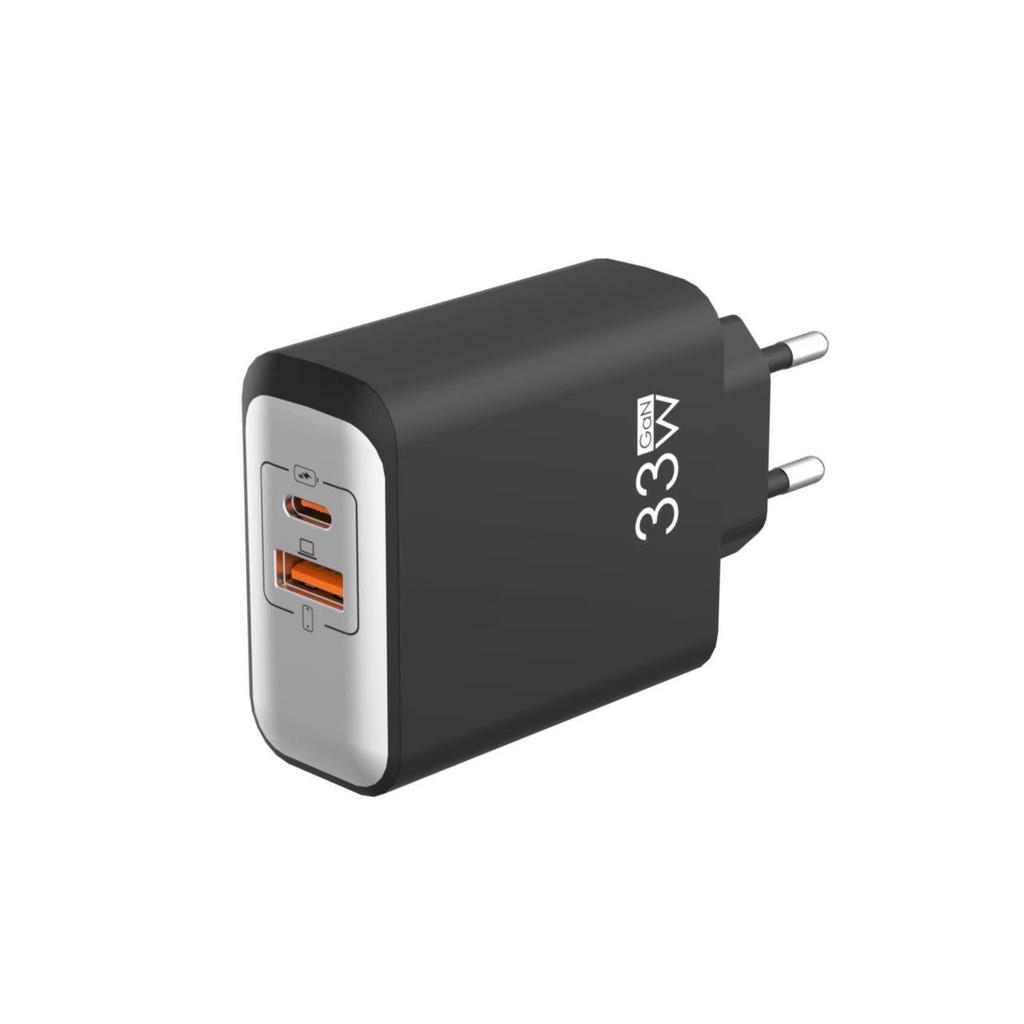 33W GaN PD Fast Charger: Multi-Port A+C Mobile Phone Fast Charging Head