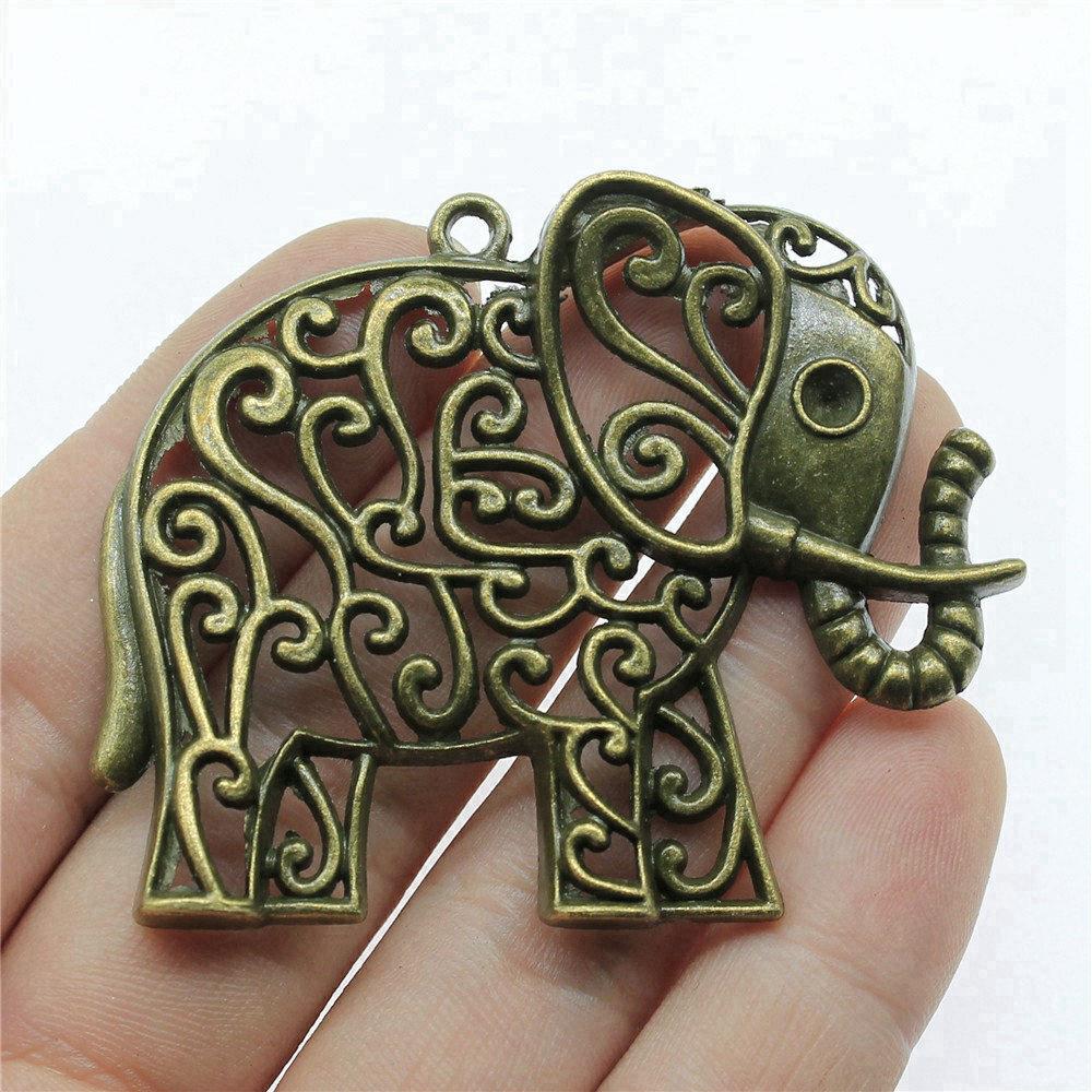 Charms Elephant God Pendants Kids' Jewelry Materials QC049