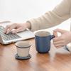 Men's Ceramic Tea Brewing Mug with Personal Filter