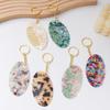 Portable Mini Comb Cute Keychain For Women Backpack Pendant Bag Decor Colorful Key Chains Car Keychains Travel Hair Accessories