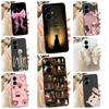 Cartoon Cat Painting Phone Case For Tecno Camon 19 19Neo 19 Pro 4G 5G Back Cover Soft Matte Silicone Daisy Flower Bow Capa Coque