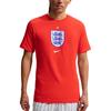 England Team Cotton Crew Neck Short Sleeve T-Shirt Men Tops IH2177-600