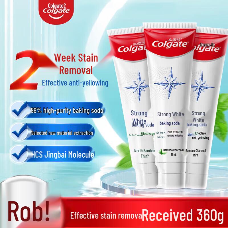 Colgate Advanced Whitening Toothpaste - Bamboo Charcoal Mint