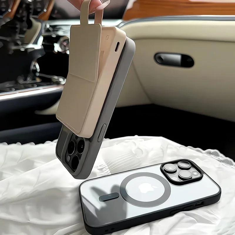 Transparent For Magsafe Magnetic Case For iPhone 16 17 Air 16e 15 14 Plus 13 12 11 Pro Max Wireless Charging Hard Protect Cover