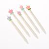 5/10Pcs Cute Sweet Tulip Flower Gel Pens Quick-Dry Ballpoint Pens 0.5Mm Black Ink Pen Office School Stationery Supplies