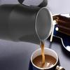 Svart mjölkskummare Rostfritt stål Kaffekanna Kannor Mjölkskummare Kopp Mjölkångning