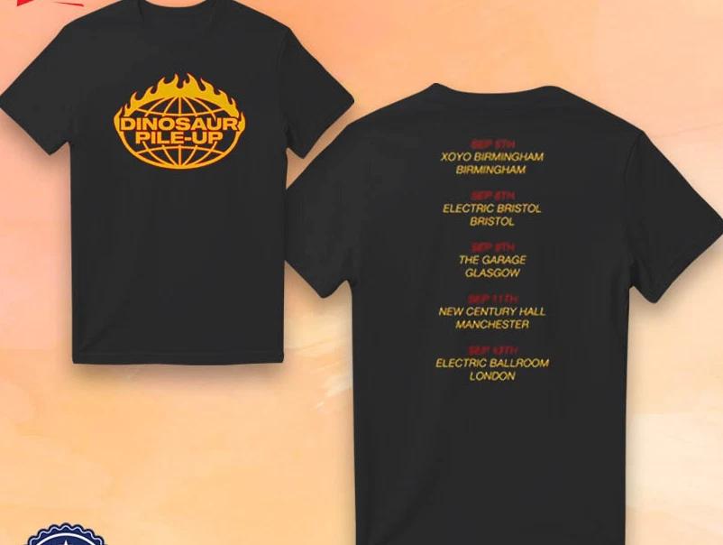 Dinosaur Pile-Up Sep 2025 T Tshirt 4XL