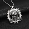Iron Warrior Wrench Skull Pendant Jewelry Punk Hip Hop Men's Necklace
