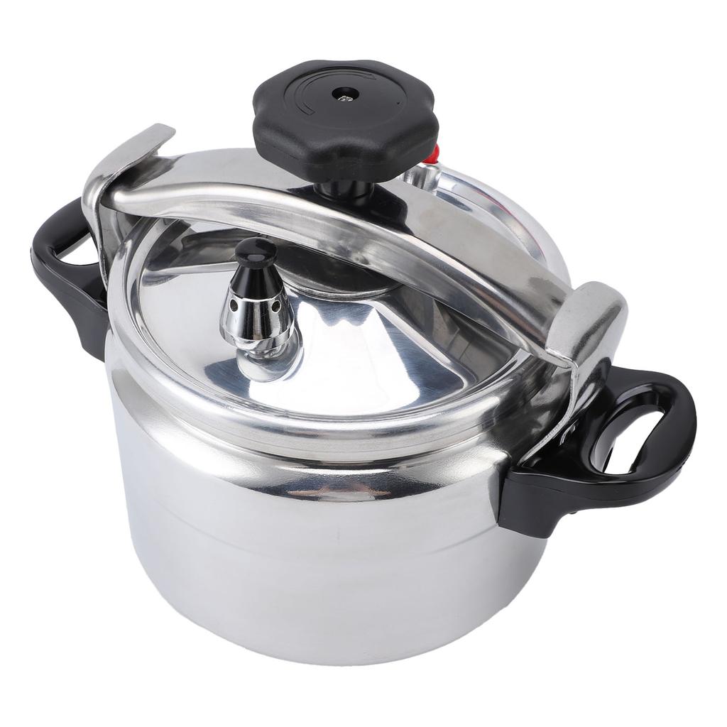 Pressure Cooker Compound Bottom Easy to Open and Close Aluminium Pressure Canner for Gas Cooktops Flat Top Cooktops