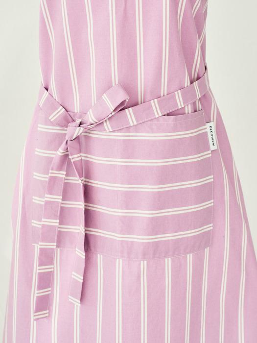 DECOVIEW Apron High-density Dust-Free Stripes Blue