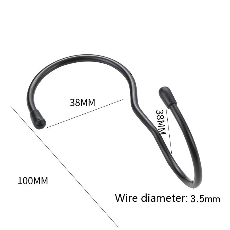 Portable S Hooks for Bags,Metal Closet Hanging Hanger for Hats Tie,Multi-Purpose Twist Design Hook for Kitchen Utensil,4/8/12PCS