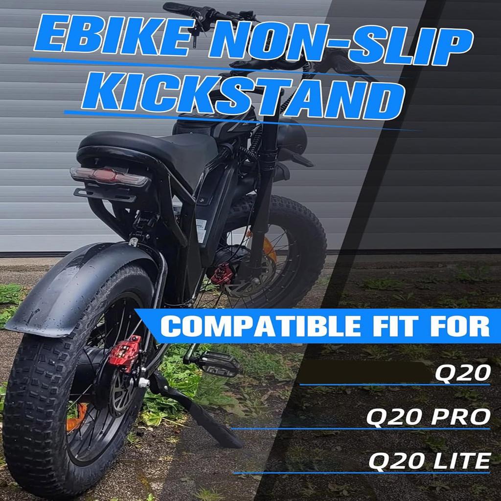 Supporto Leggero in Alluminio Accessorio per Biciclette Elettriche per Cavalletto Q20 con Lunghezza Regolabile per Maggiore Equilibrio