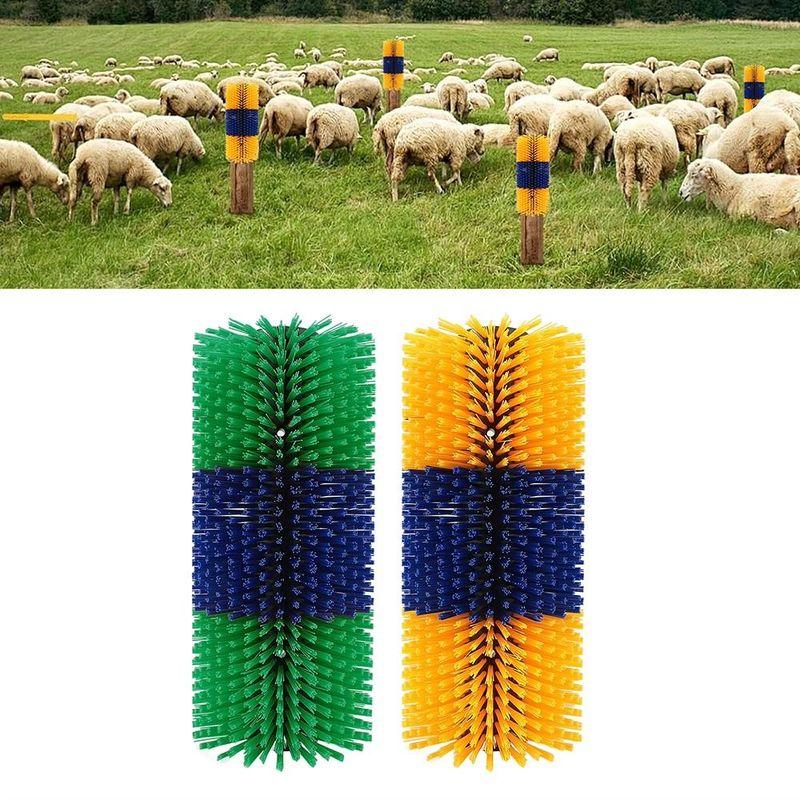 1Pcs 435mm Horse Grooming Brush Deep Massage Itch Relief Livestock Grooming Tool Quick-Connect System Back Scratching