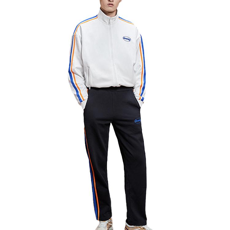 Li Ning Sweatshirt-Sets Herren Elfenbein Stehkragen Moderat AWEQ027-3