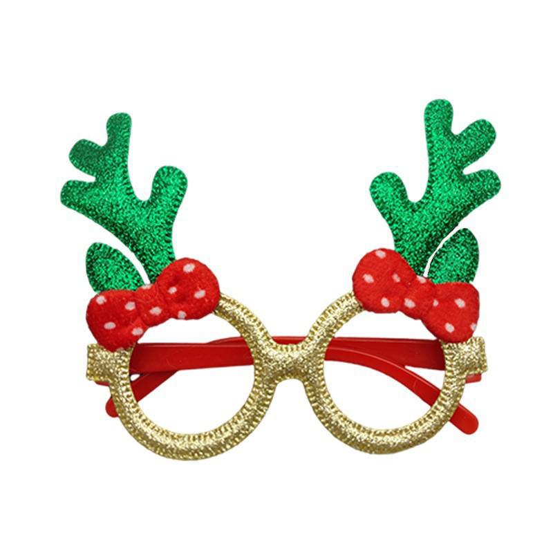 Weihnachts-Cartoon-Brillen - Geschenke für Erwachsene & Kinder, mit Weihnachtsmann, Schneemann und Geweih