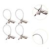 4x Furniture Anchors Wall Anchor, Supplies Anti Tip Straps Safe Limiting Lock for Cabinet