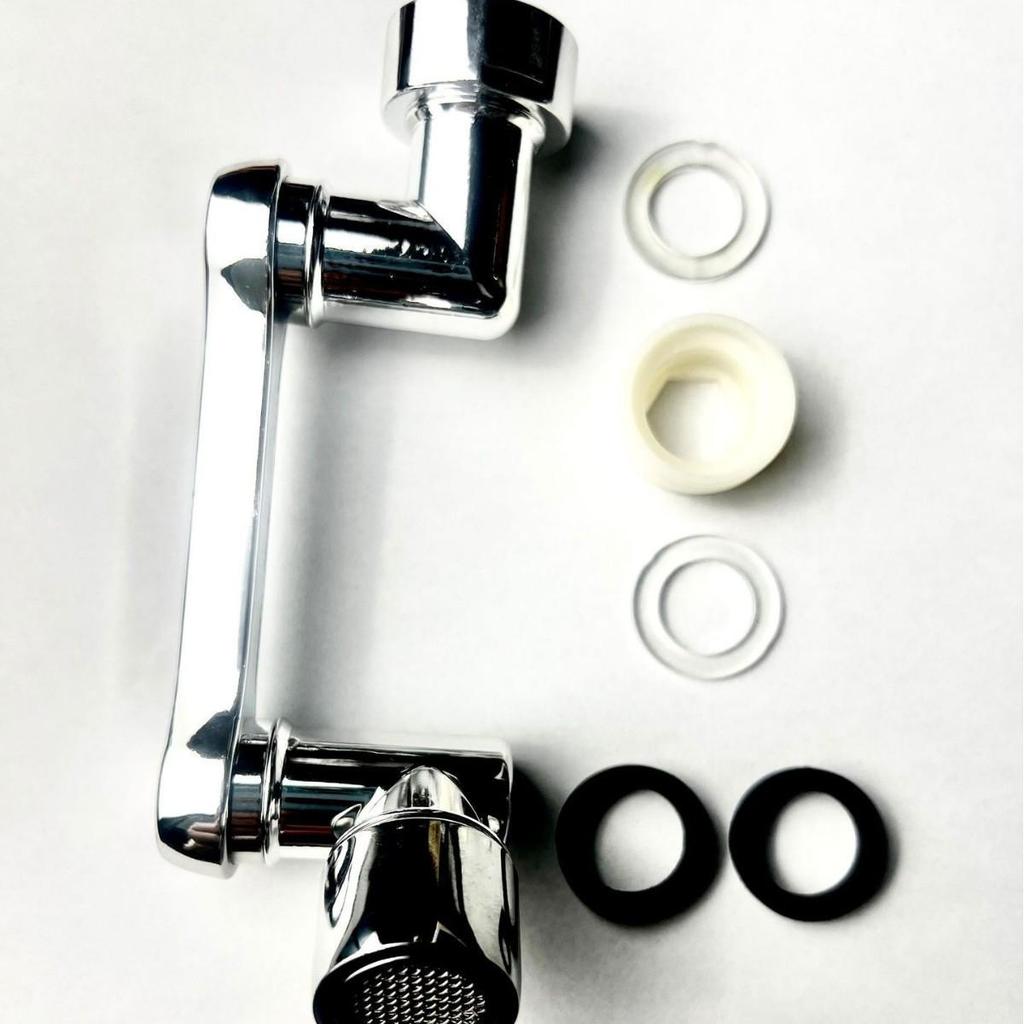 U-Shaped Basin Faucet Extender with Dual Gear Modes and Anti-Splash Aerator