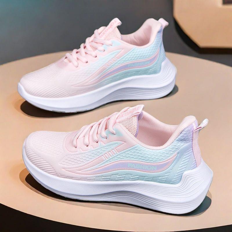 2025 Women's Shock-Absorbing Running Shoes - Soft Sole, Breathable & Lightweight for Students, Spring & Autumn