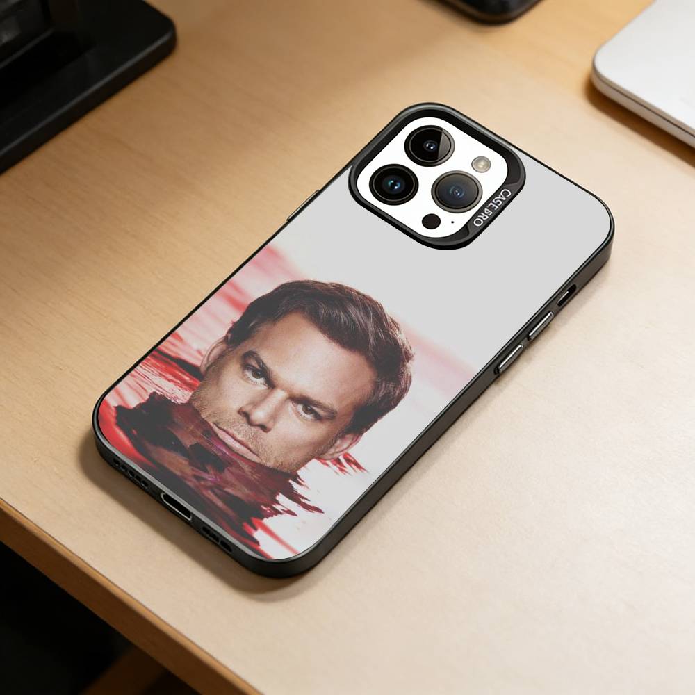 Anti-hero Dexter Morgan Phone Case For iPhone 17,16,15,14,13,12,11 Plus,Pro Max,XS,Colorful Silver Phone case Funda Cover