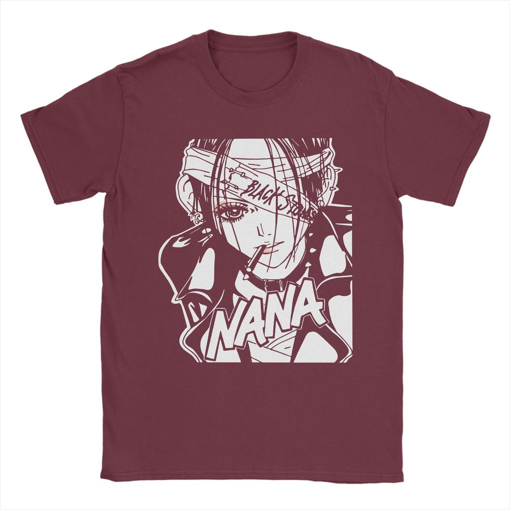 Men Women's Manga Nana Osaki T Shirt Streetwear Harajuku 100% Cotton Clothing Humorous Short Sleeve Tee Shirt Gift T-Shirt