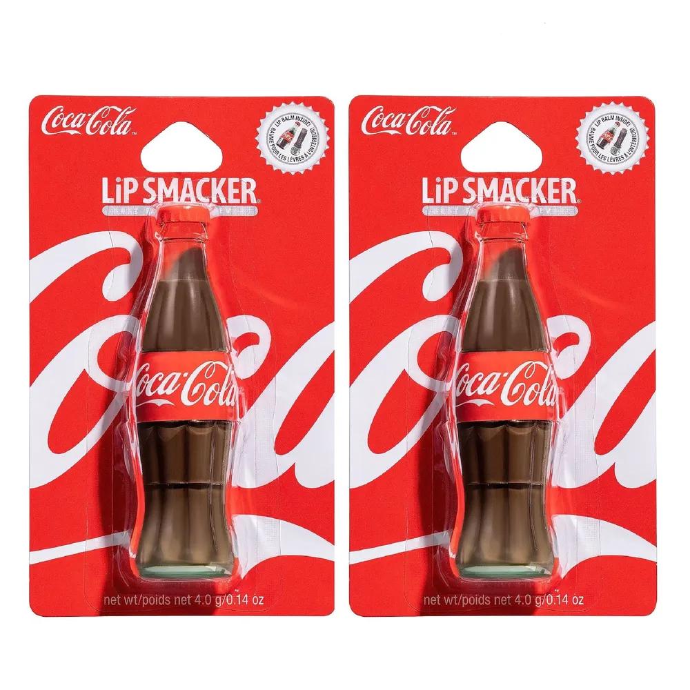 Lip Smacker Coca-Cola Bottle-Shaped Lip Balm x 2