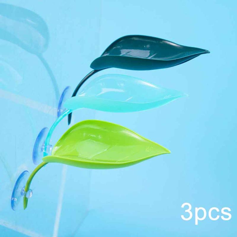 Frog Habitat Leaf Suction Cup Reptile Basking Area Resting Terrace Tank Accessories Simulated Leaves For Geckos Frog Tank