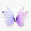 50 ks 3D šifonové vyšívané nášivky motýlů Oblečení Šicí nášivka Svatební doplňky do vlasů