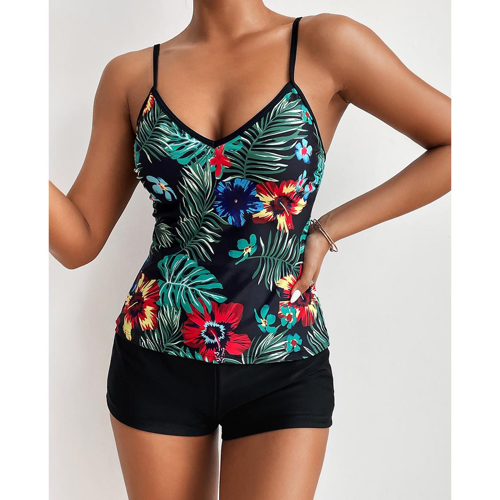 2026 Large Swimsuits Plus Size Tankini Sets Female Swimwear Beach Wear Two-Piece Bathing Suit Sports Pool Women's Swimming Suit