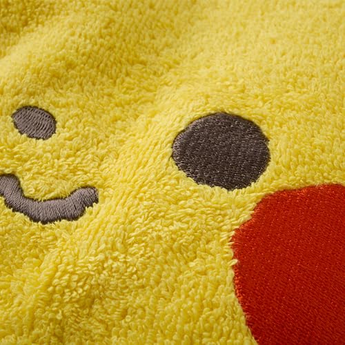 Monpoke Pikachu Hooded Bath Towel, Yellow, B896090